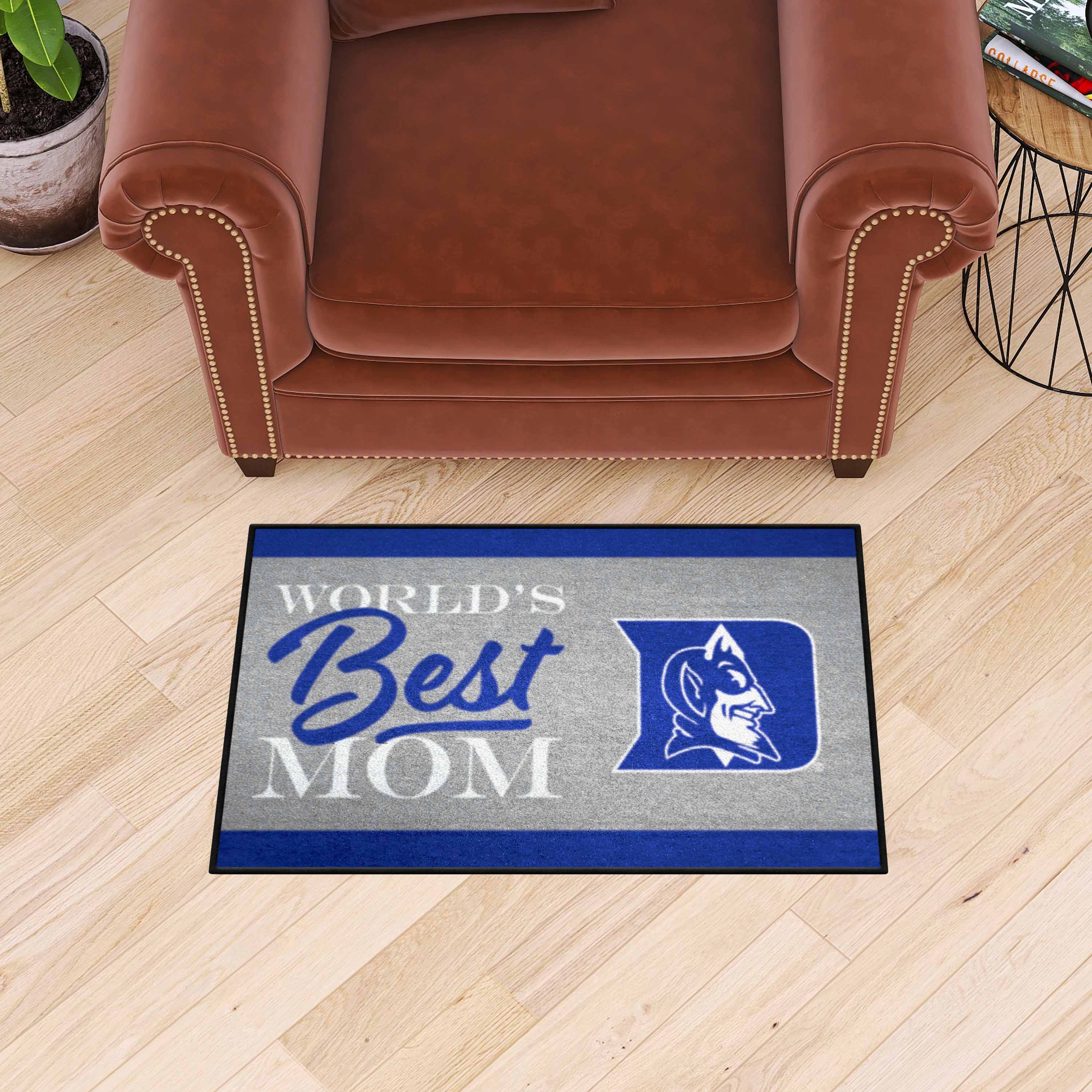 Duke Blue Devils World's Best Mom Starter Mat Accent Rug - 19in. x 30in. - Duke