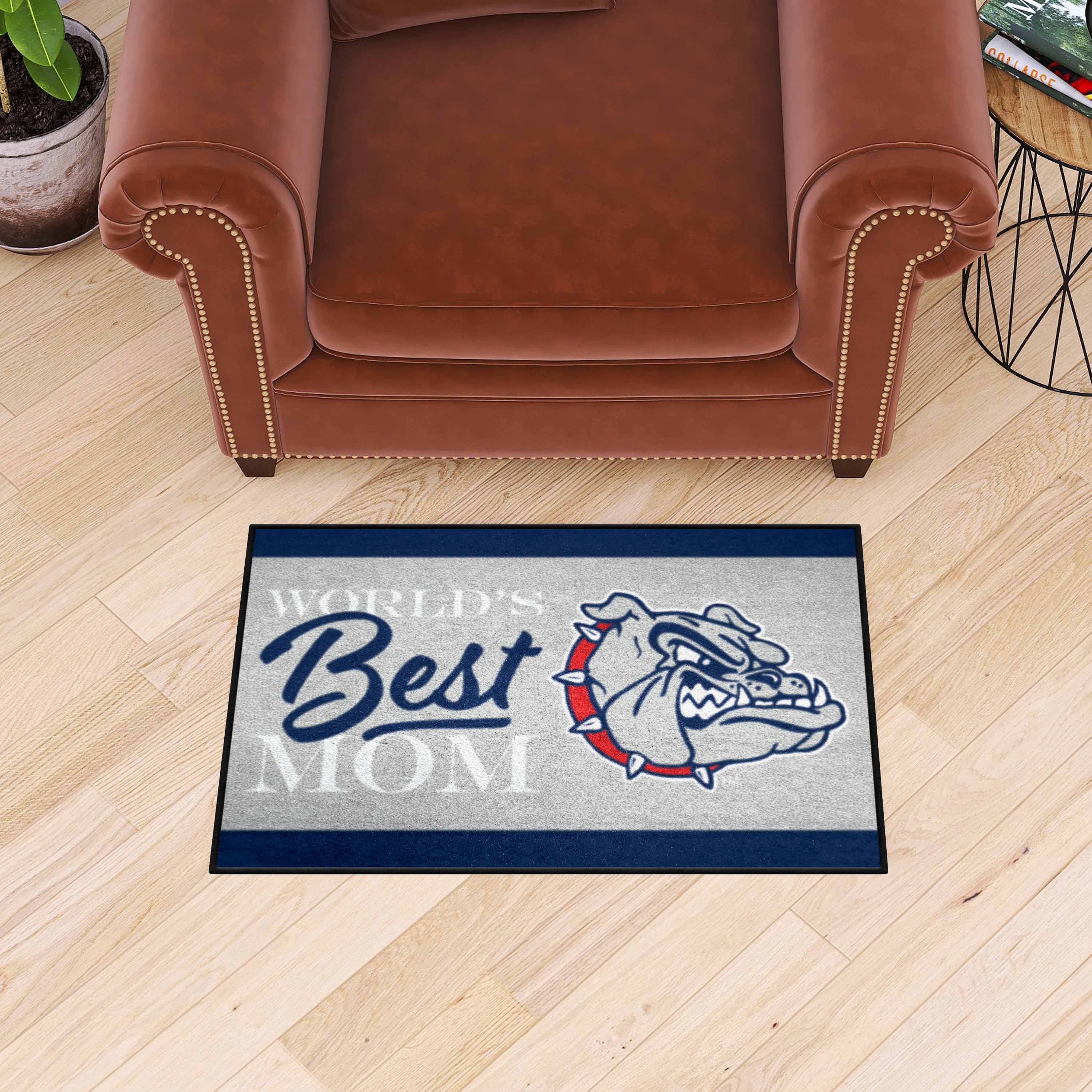 Gonzaga Bulldogs World's Best Mom Starter Mat Accent Rug - 19in. x 30in.