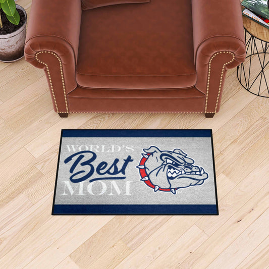 Gonzaga Bulldogs World's Best Mom Starter Mat Accent Rug - 19in. x 30in. - Gonzaga