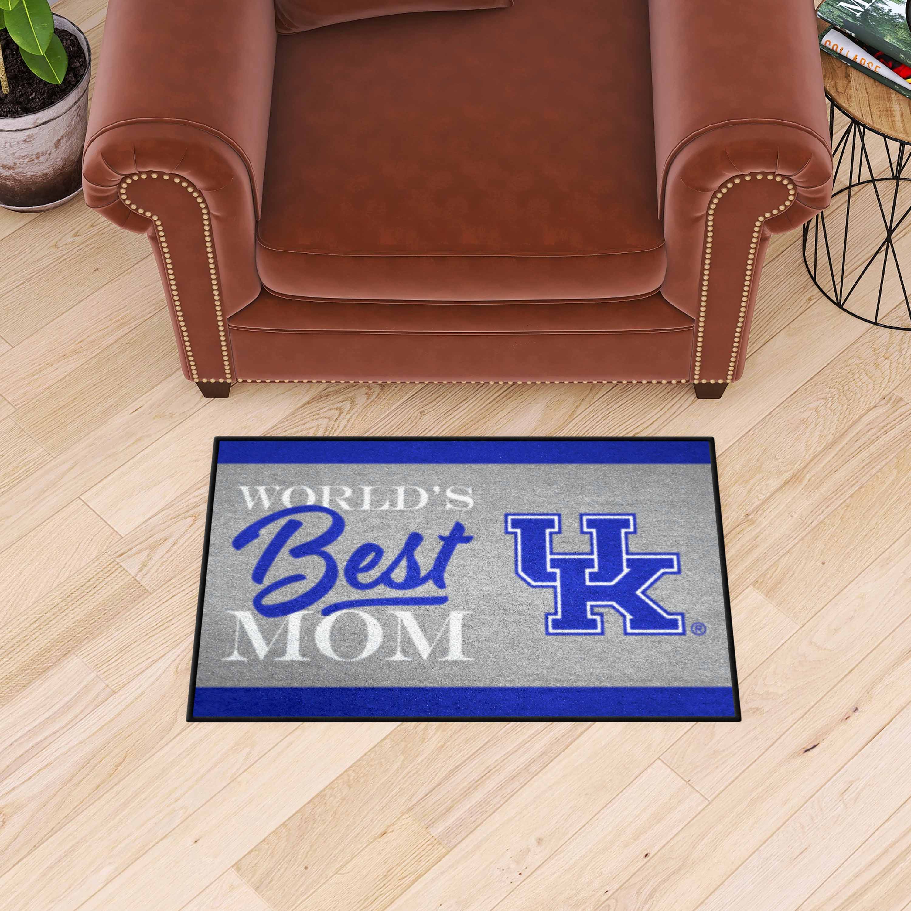 Kentucky Wildcats World's Best Mom Starter Mat Accent Rug - 19in. x 30in.