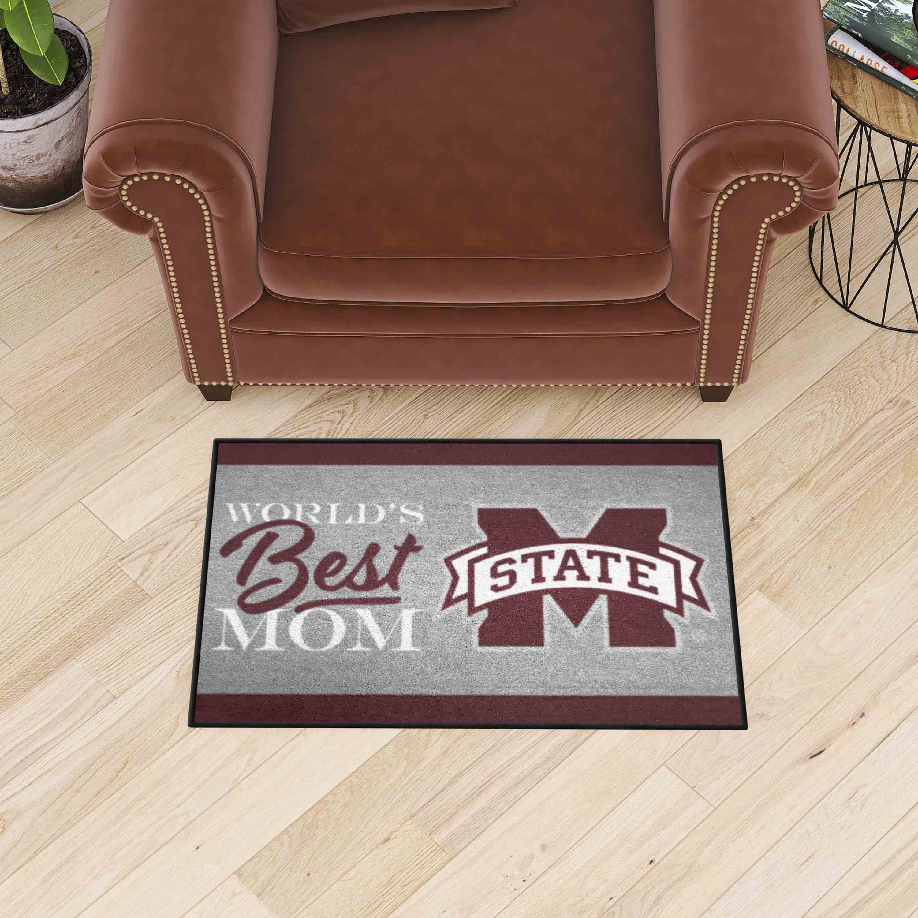 Mississippi State Bulldogs World's Best Mom Starter Mat Accent Rug - 19in. x 30in.