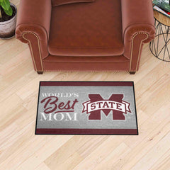 Mississippi State Bulldogs World's Best Mom Starter Mat Accent Rug - 19in. x 30in.