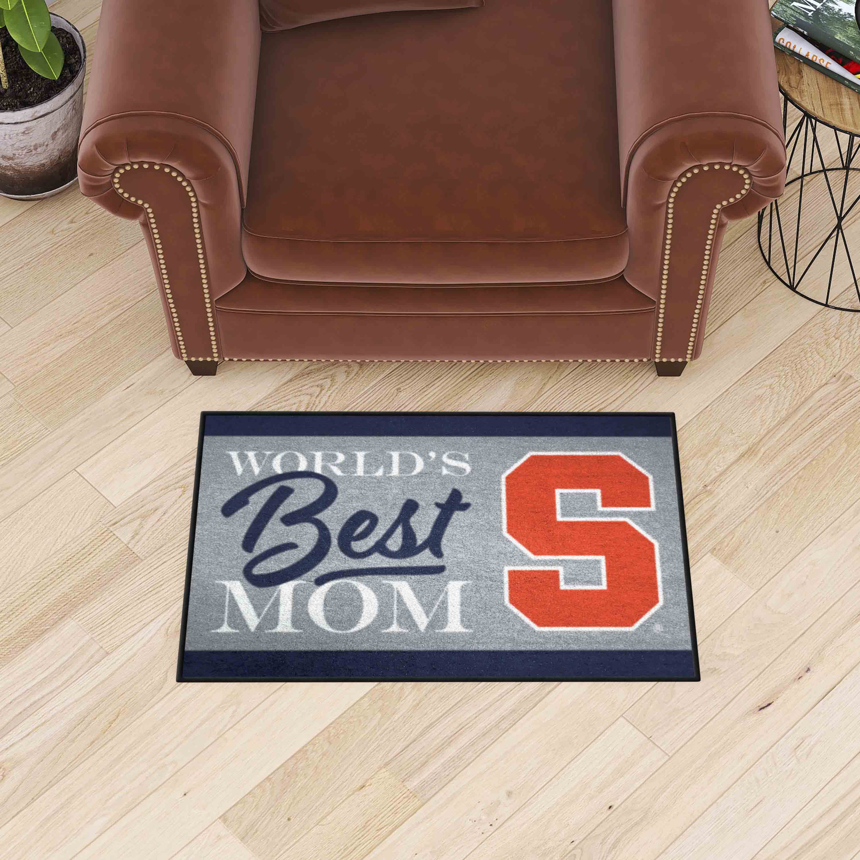 Syracuse Orange World's Best Mom Starter Mat Accent Rug - 19in. x 30in.