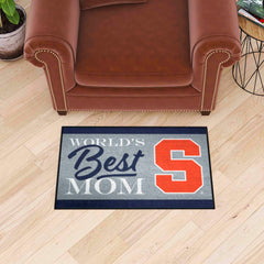 Syracuse Orange World's Best Mom Starter Mat Accent Rug - 19in. x 30in.