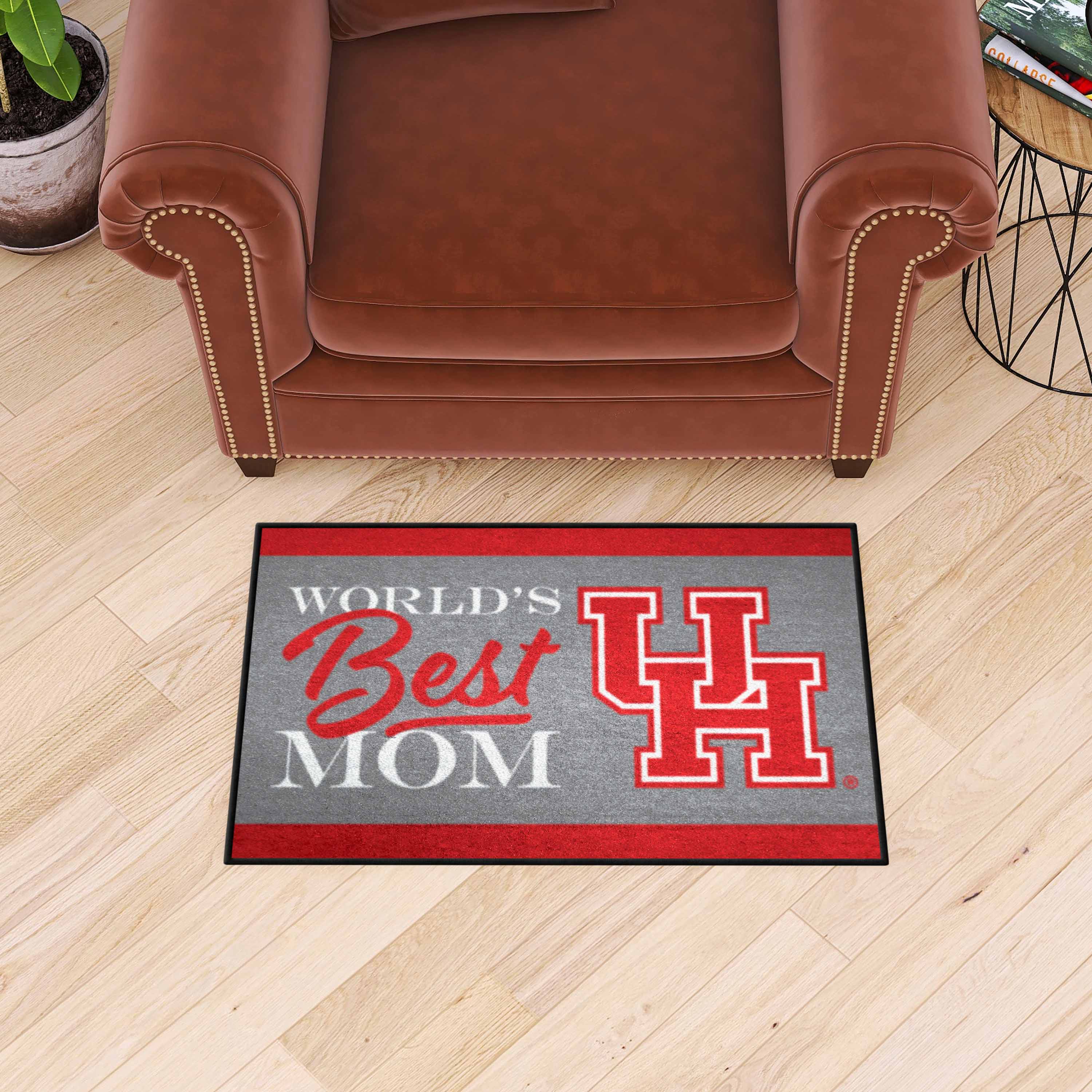 Houston Cougars World's Best Mom Starter Mat Accent Rug - 19in. x 30in.