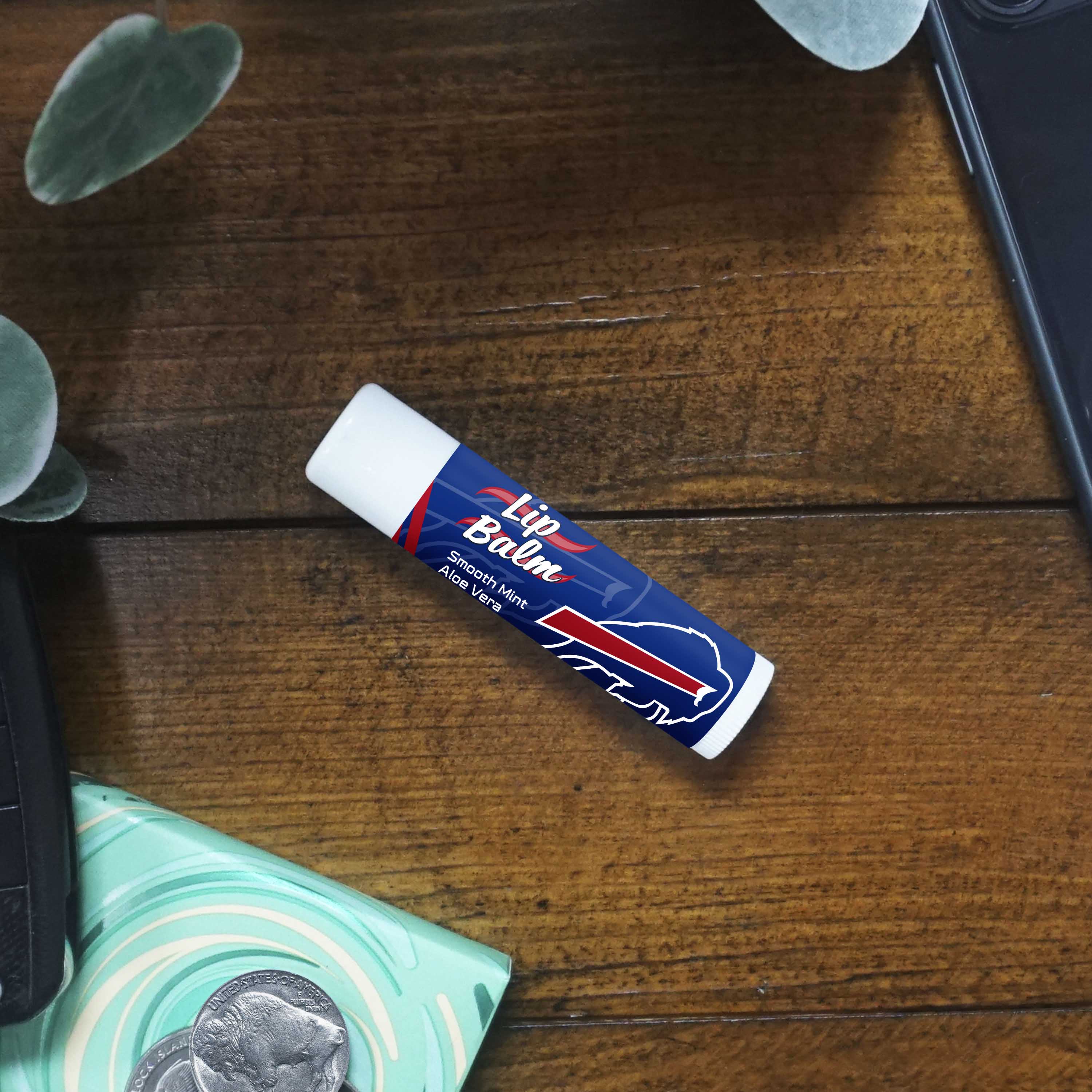 Buffalo Bills Smooth Mint SPF 15 Lip Balm - Buffalo Bills