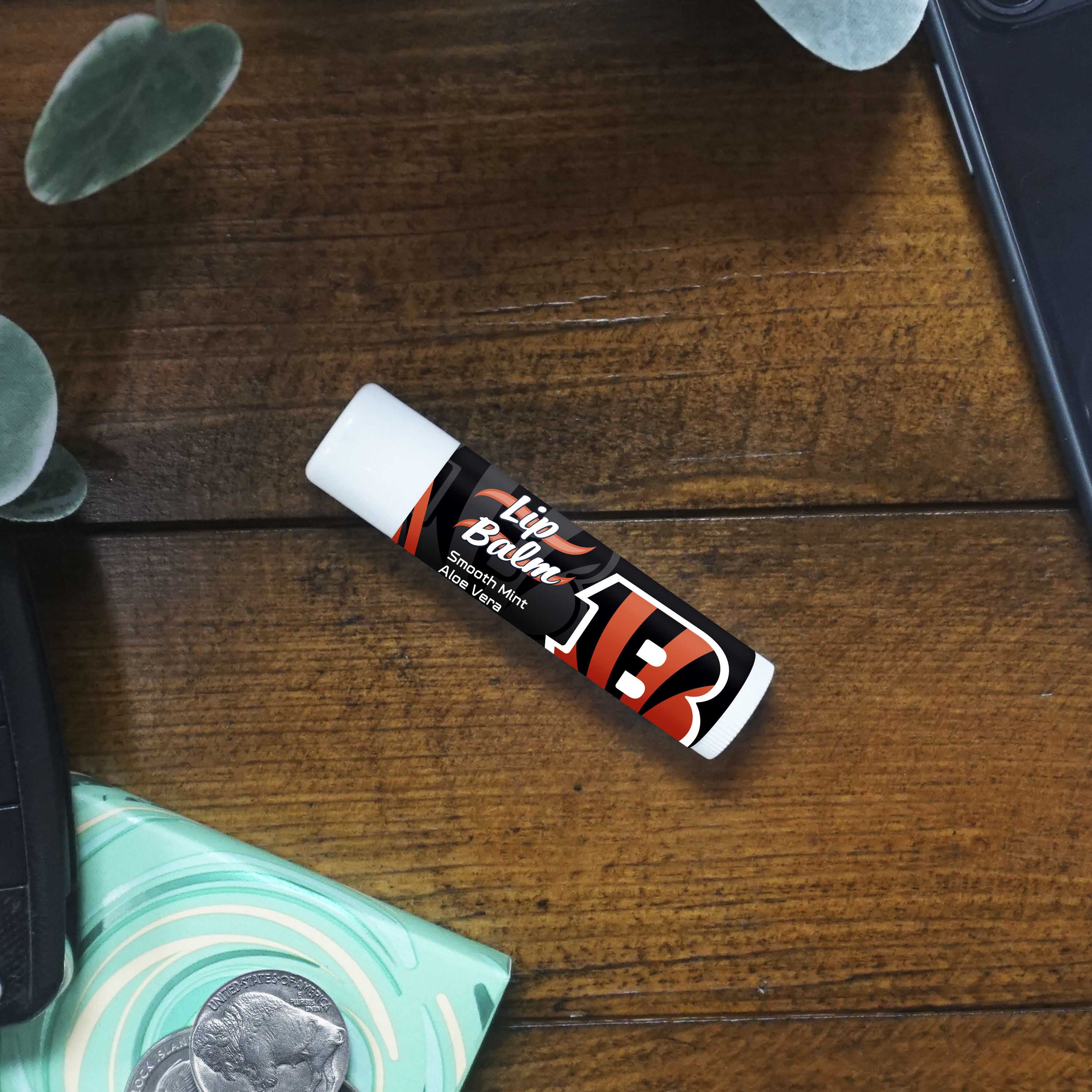 Cincinnati Bengals Smooth Mint SPF 15 Lip Balm - Cincinnati Bengals