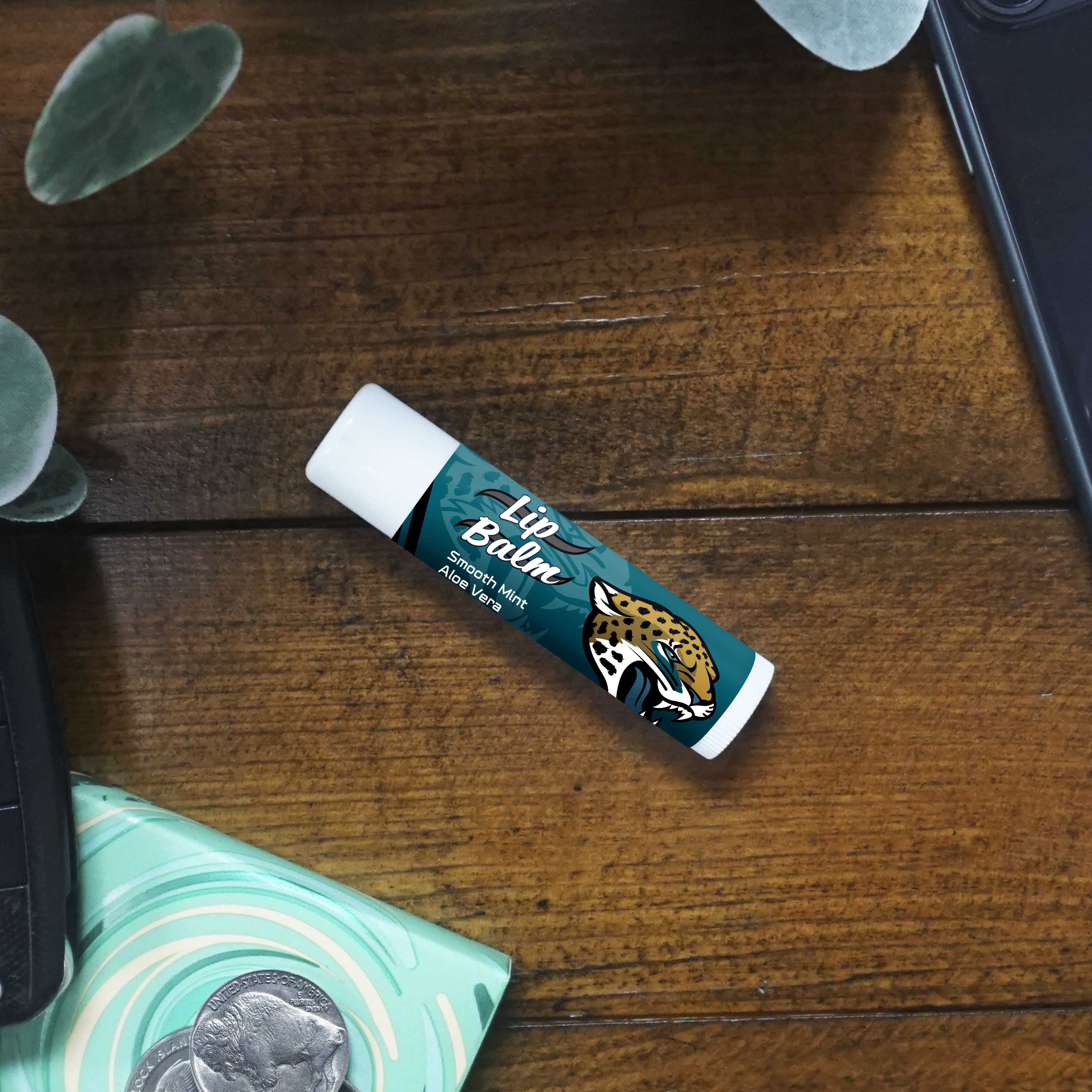 Jacksonville Jaguars Smooth Mint SPF 15 Lip Balm