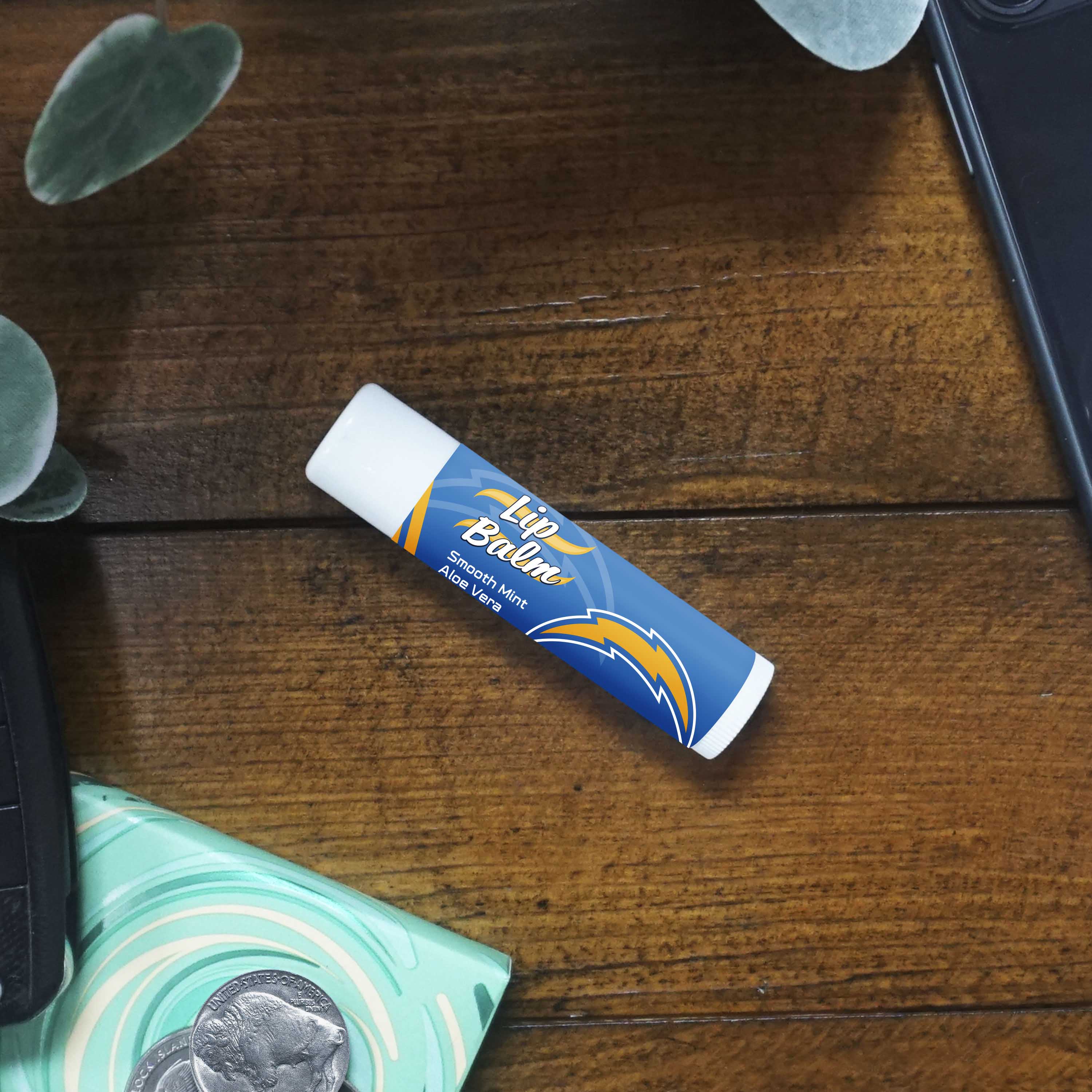 Los Angeles Chargers Smooth Mint SPF 15 Lip Balm