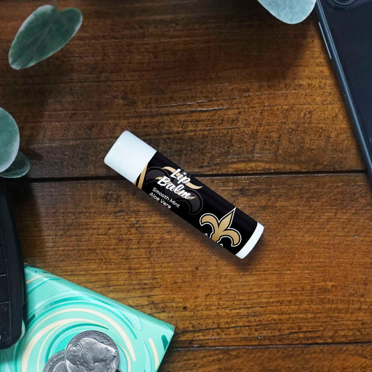 New Orleans Saints Smooth Mint SPF 15 Lip Balm - New Orleans Saints