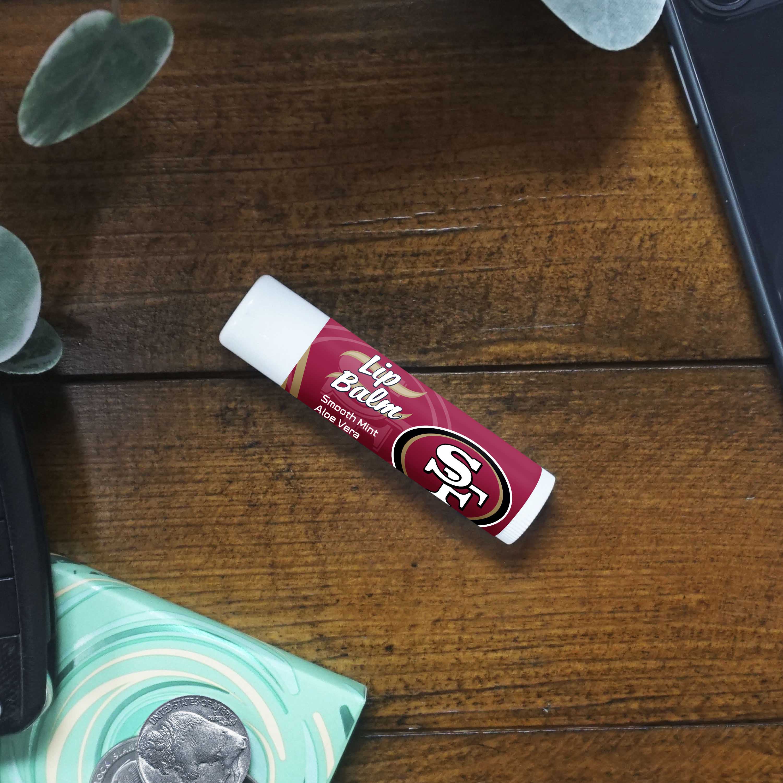 San Francisco 49ers Smooth Mint SPF 15 Lip Balm