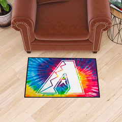 Arizona Diamondbacks Tie Dye Starter Mat Accent Rug - 19in. x 30in.