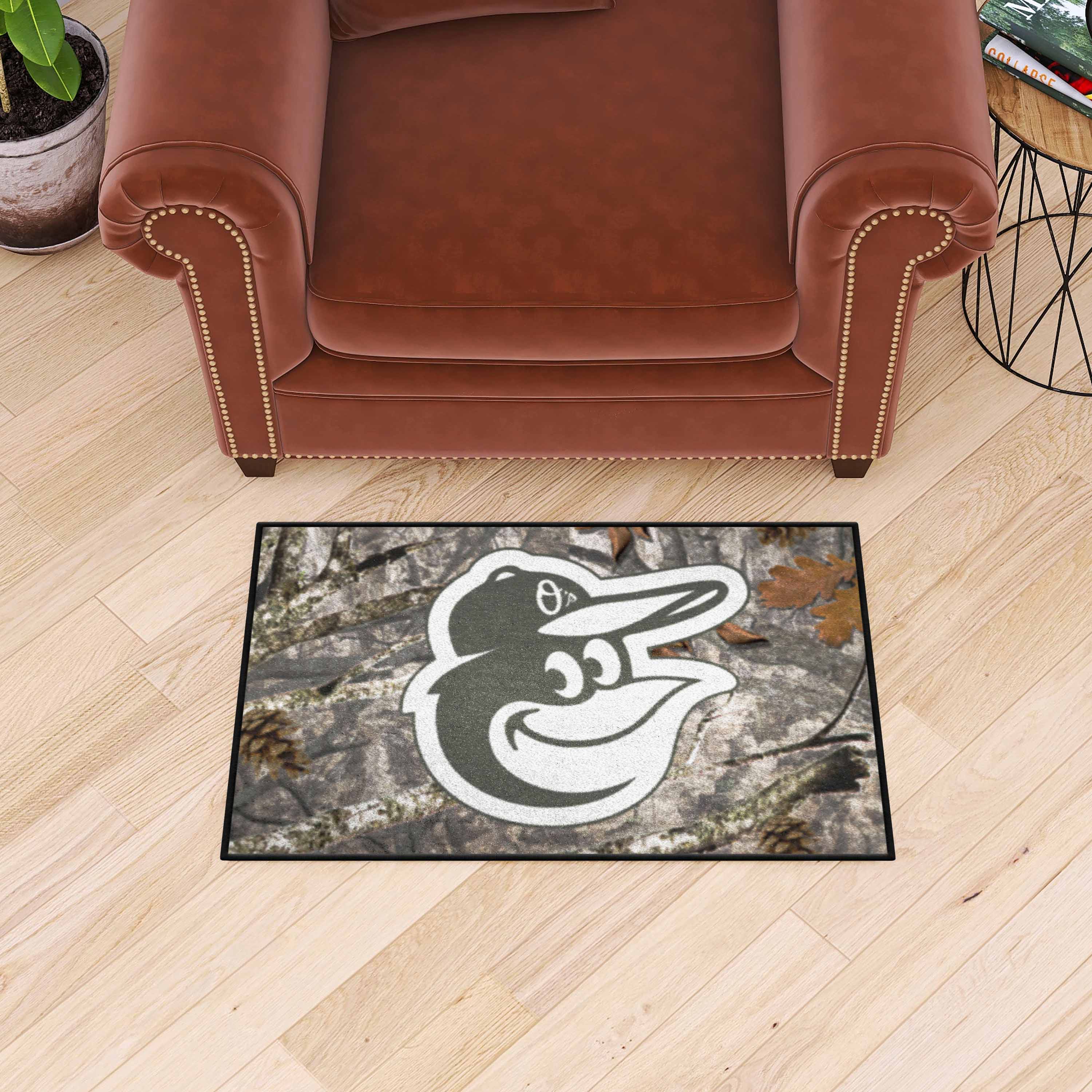 Baltimore Orioles Camo Starter Mat Accent Rug - 19in. x 30in.