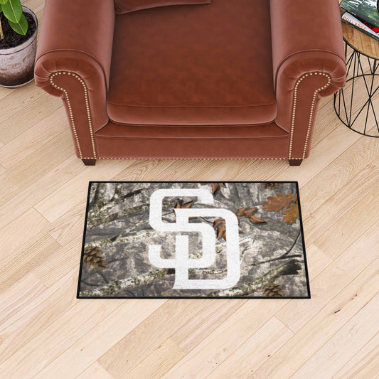 San Diego Padres Camo Starter Mat Accent Rug - 19in. x 30in.