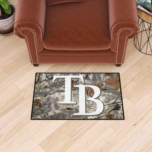 Tampa Bay Rays Camo Starter Mat Accent Rug - 19in. x 30in.