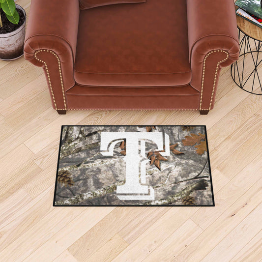 Texas Rangers Camo Starter Mat Accent Rug - 19in. x 30in.