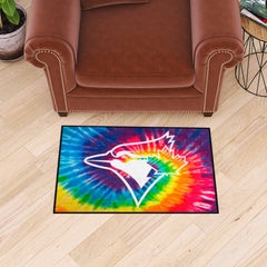 Toronto Blue Jays Tie Dye Starter Mat Accent Rug - 19in. x 30in.