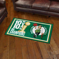 Boston Celtics Dynasty 3ft. x 5ft. Plush Area Rug - Boston Celtics