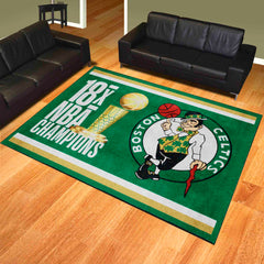 Boston Celtics Dynasty 8ft. x 10ft. Plush Area Rug - Boston Celtics