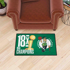 Boston Celtics Dynasty Starter Mat Accent Rug - 19in. x 30in. - Boston Celtics