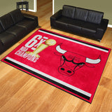 Chicago Bulls Dynasty 8ft. x 10ft. Plush Area Rug - Chicago Bulls