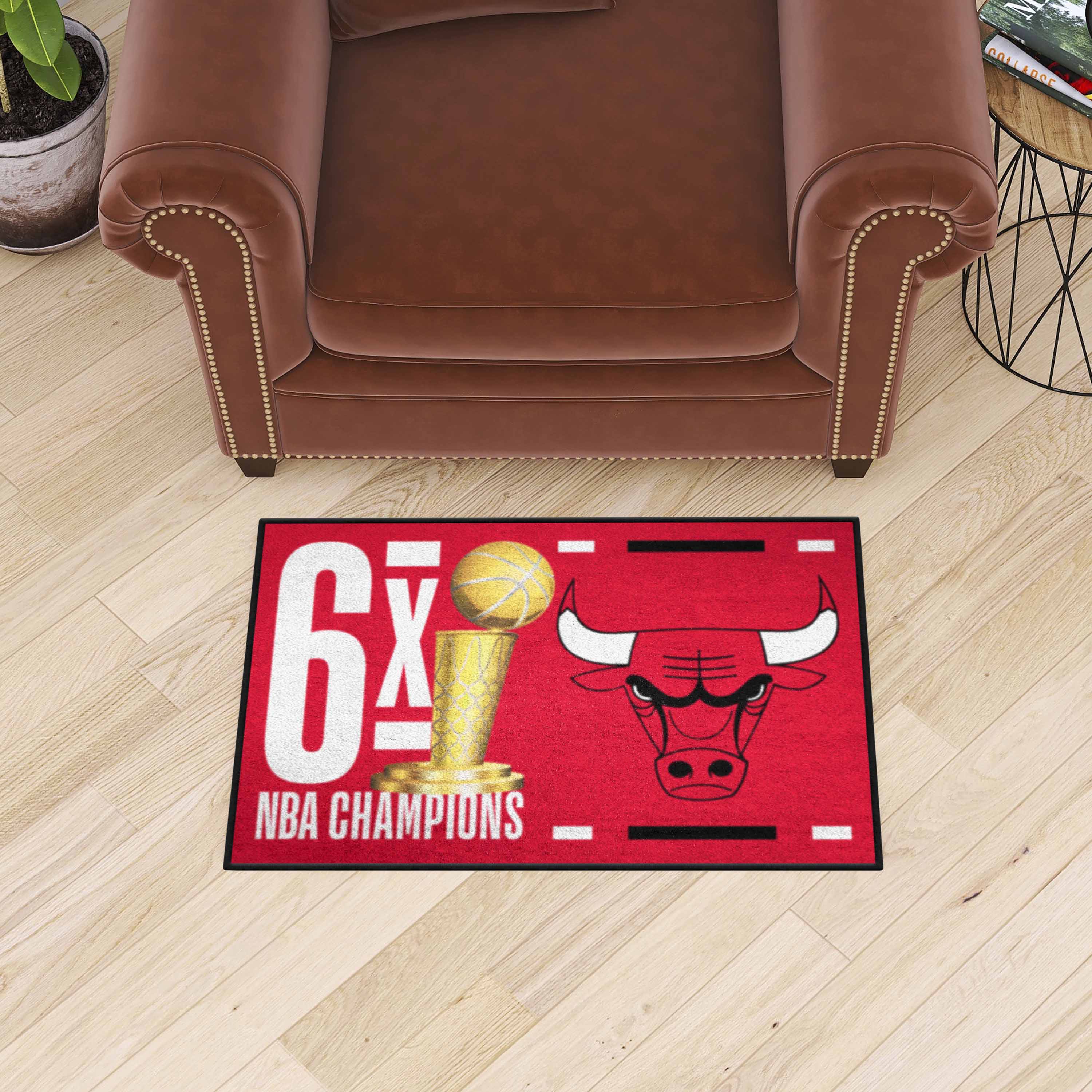 Chicago Bulls Dynasty Starter Mat Accent Rug - 19in. x 30in. - Chicago Bulls