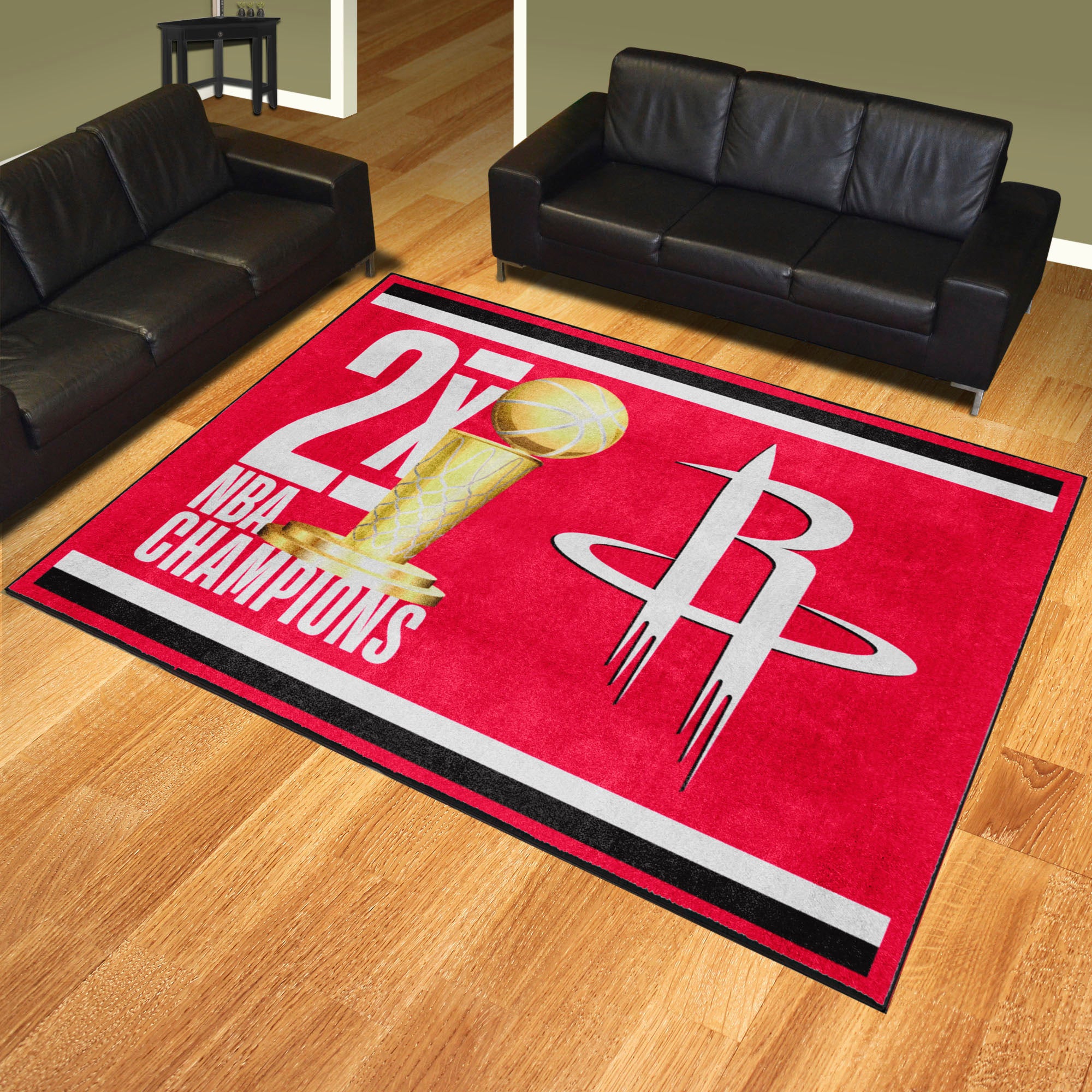 Houston Rockets Dynasty 8ft. x 10ft. Plush Area Rug - Houston Rockets