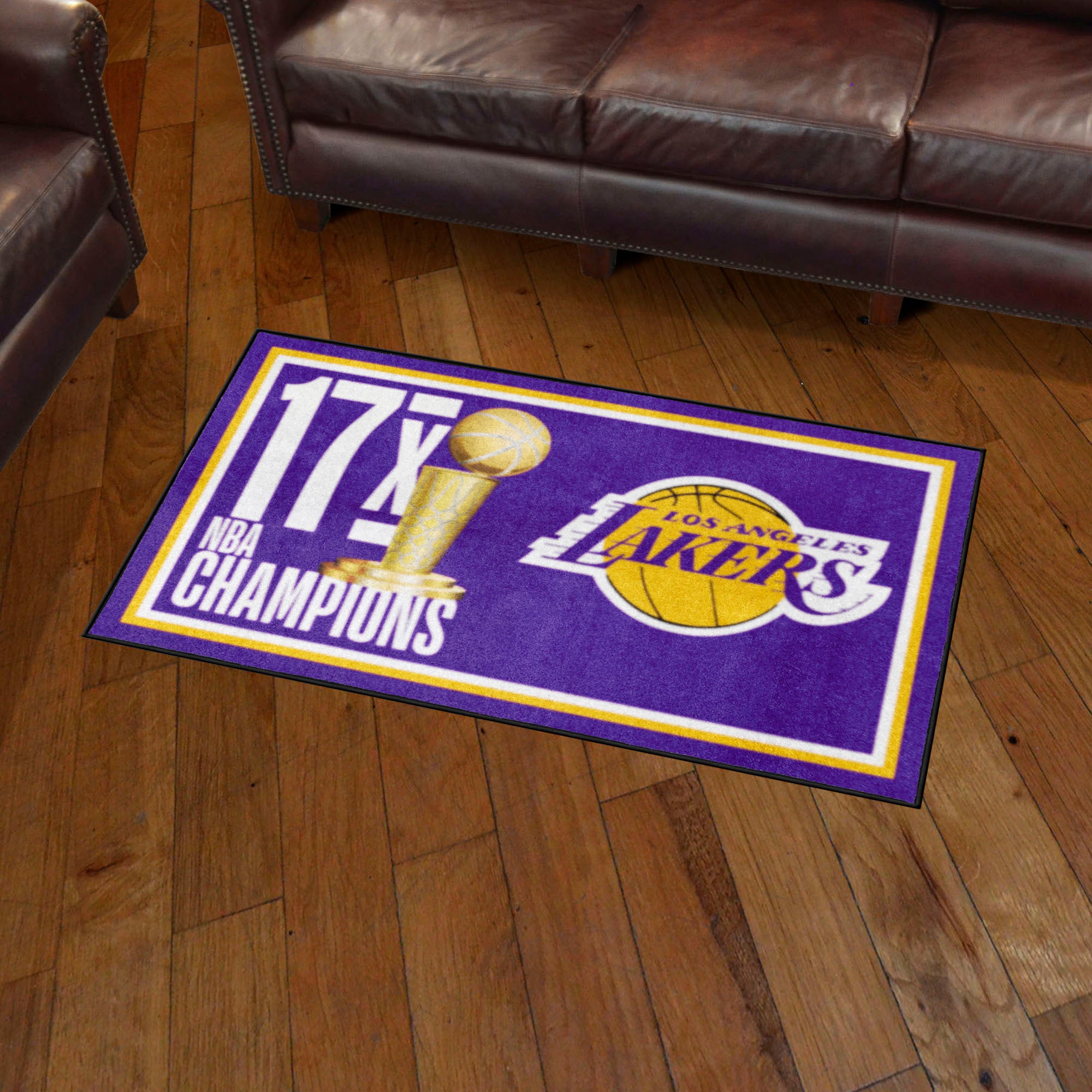 Los Angeles Lakers Dynasty 3ft. x 5ft. Plush Area Rug