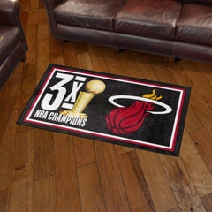 Miami Heat Dynasty 3ft. x 5ft. Plush Area Rug