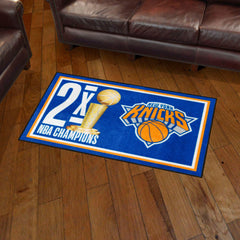 New York Knicks Dynasty 3ft. x 5ft. Plush Area Rug - New York Knicks