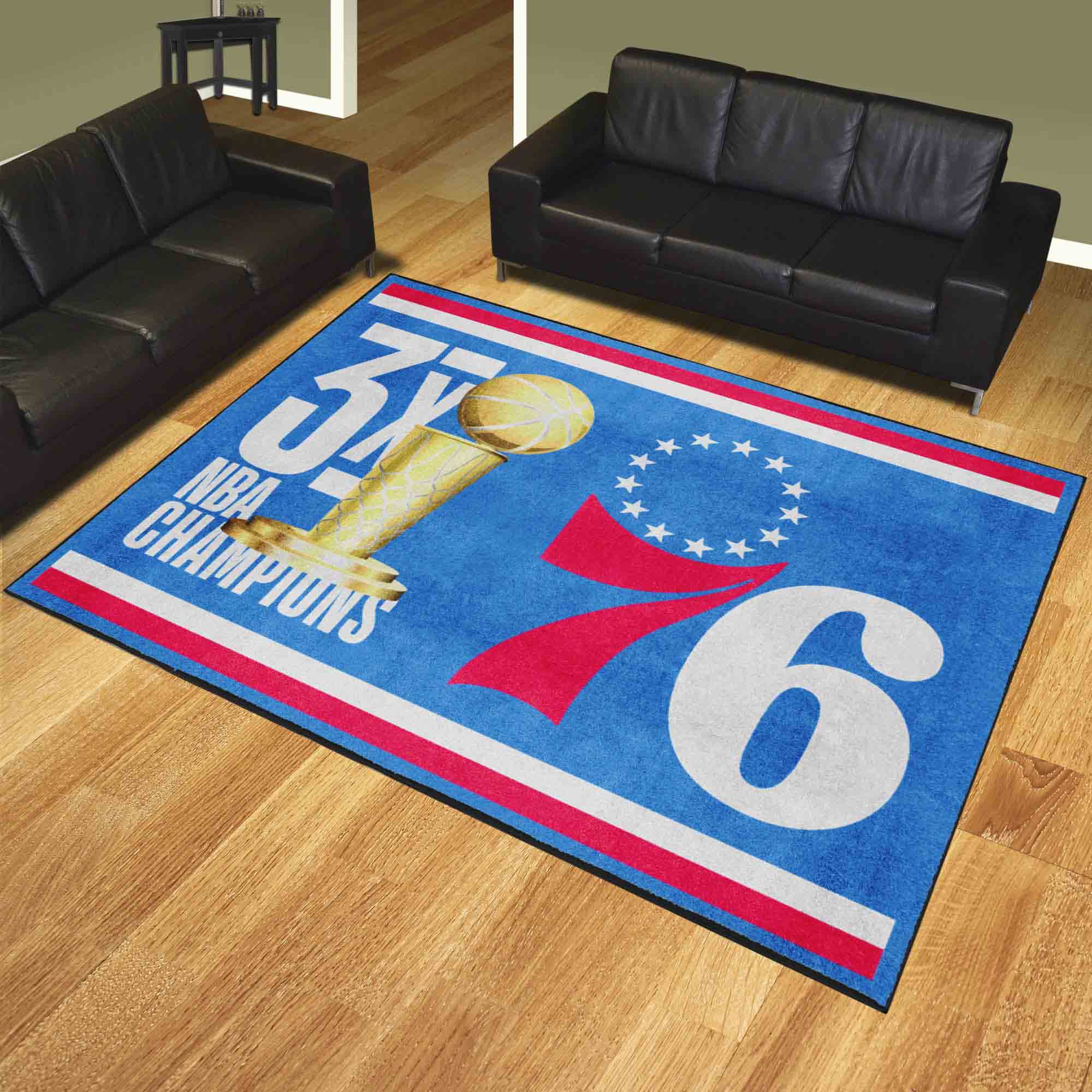 Philadelphia 76ers Dynasty 8ft. x 10ft. Plush Area Rug