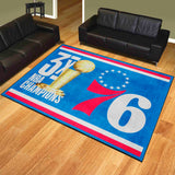 Philadelphia 76ers Dynasty 8ft. x 10ft. Plush Area Rug