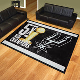 San Antonio Spurs Dynasty 8ft. x 10ft. Plush Area Rug