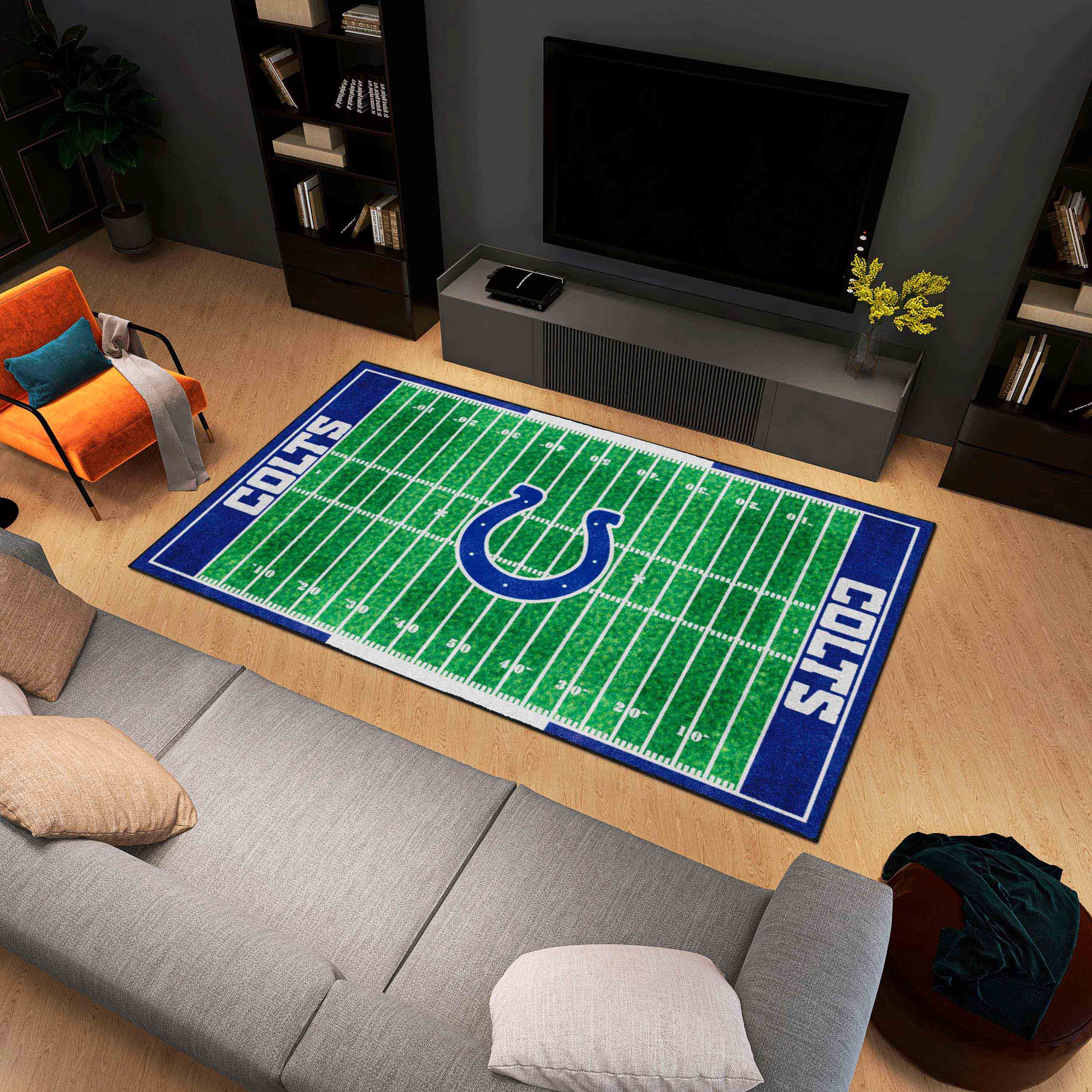 Indianapolis Colts 6 ft. x 10 ft. Plush Area Rug