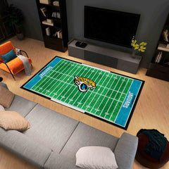 Jacksonville Jaguars 6 ft. x 10 ft. Plush Area Rug