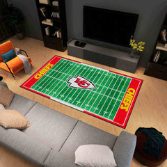 Kansas City Chiefs 6 ft. x 10 ft. Plush Area Rug