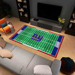 New York Giants 6 ft. x 10 ft. Plush Area Rug