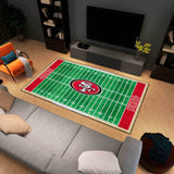 San Francisco 49ers 6 ft. x 10 ft. Plush Area Rug