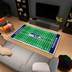 Seattle Seahawks 6 ft. x 10 ft. Plush Area Rug