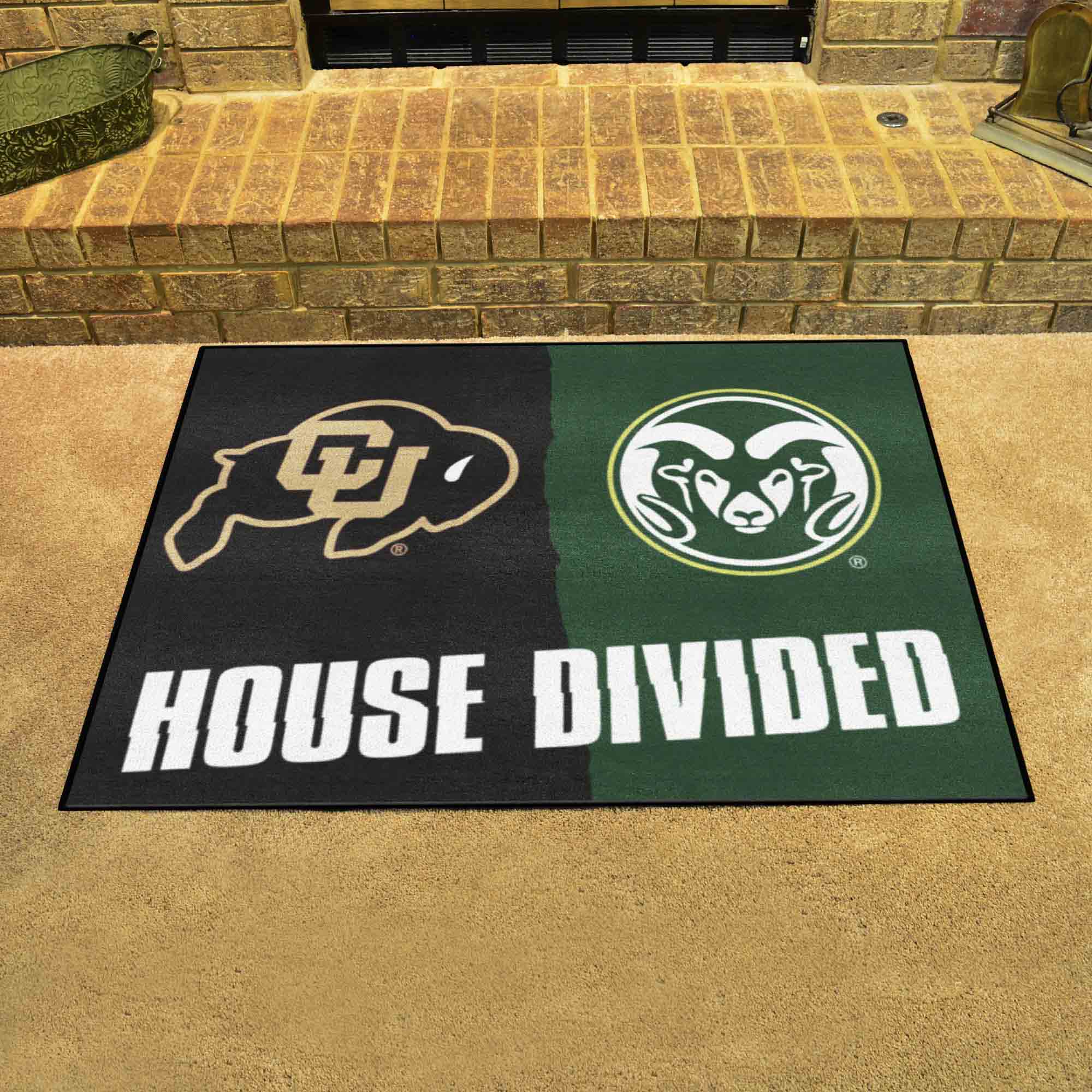 Colorado / Colorado State House Divided Rug - 34 in. x 42.5 in. - House Divided - Colorado / Colorado State