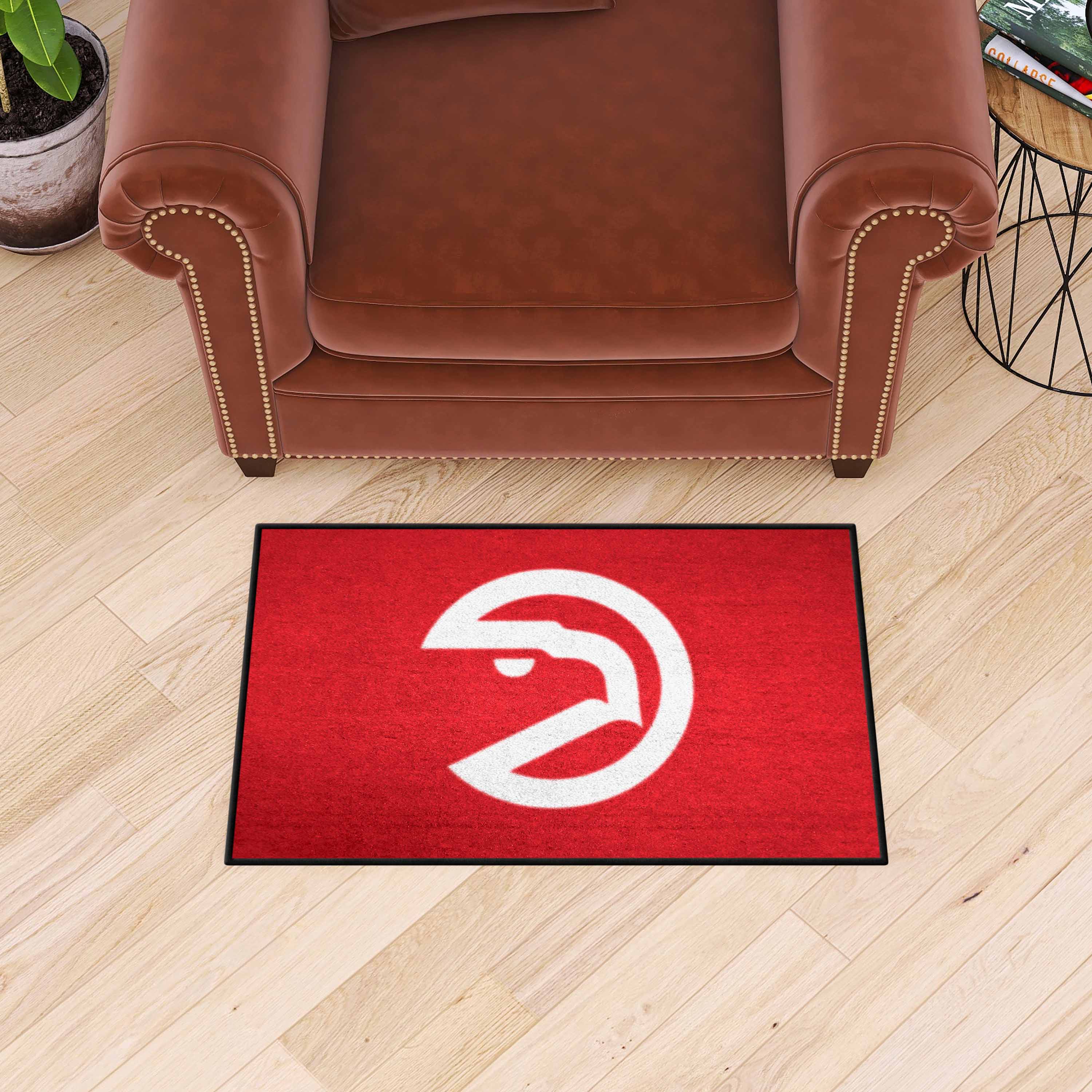 NBA Retro Atlanta Hawks Starter Mat Accent Rug - 19in. x 30in. - Atlanta Hawks