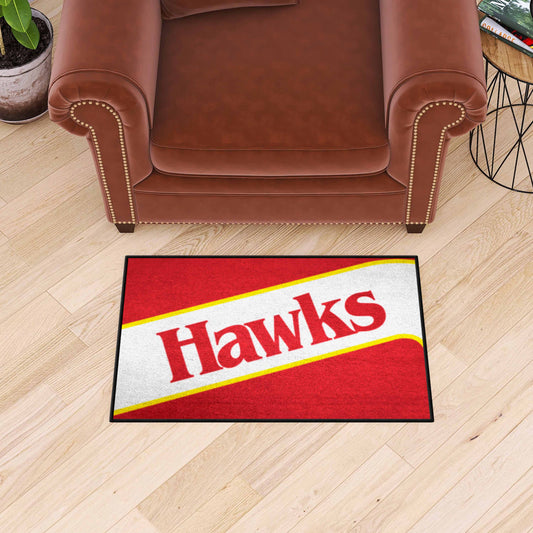 NBA Retro Atlanta Hawks Starter Mat Accent Rug - 19in. x 30in. - Atlanta Hawks