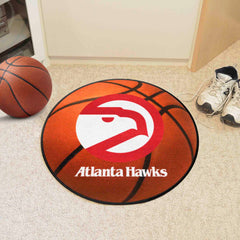 NBA Retro Atlanta Hawks Basketball Rug - 27in. Diameter - Atlanta Hawks