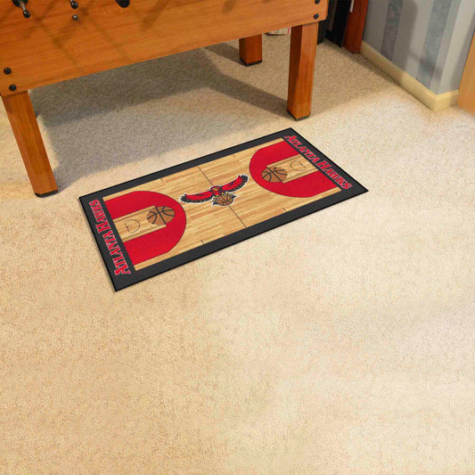 NBA Retro Atlanta Hawks Court Runner Rug - 24in. x 44in.