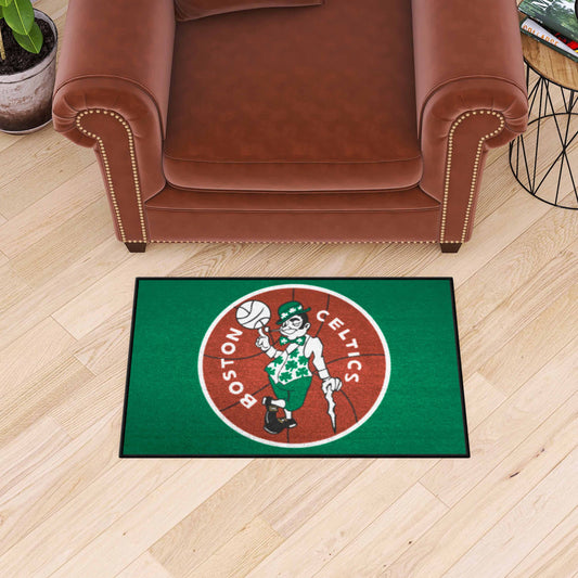 NBA Retro Boston Celtics Starter Mat Accent Rug - 19in. x 30in. - Boston Celtics