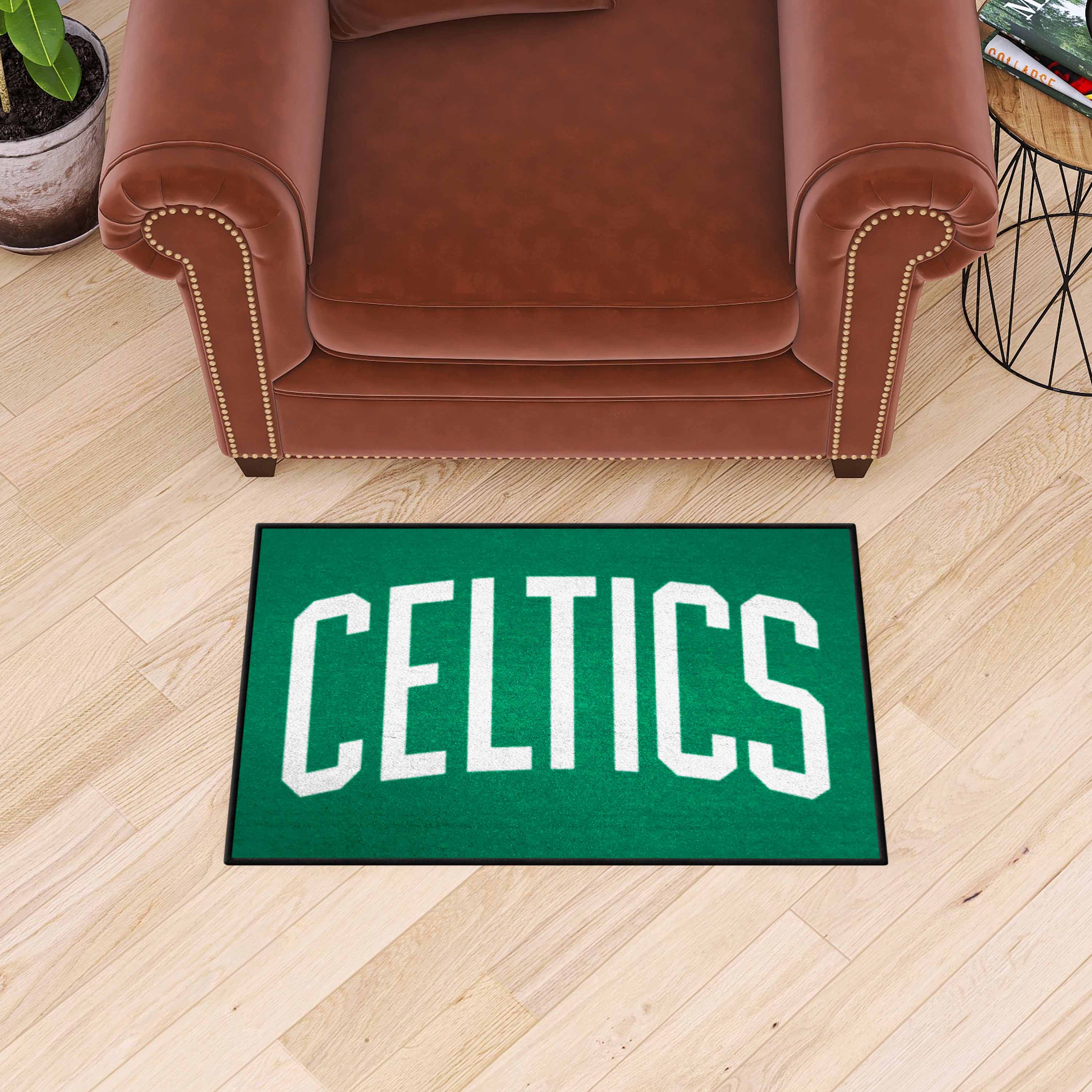 NBA Retro Boston Celtics Starter Mat Accent Rug - 19in. x 30in. - Boston Celtics