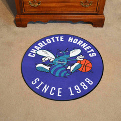 NBA Retro Charlotte Hornets Roundel Rug - 27in. Diameter