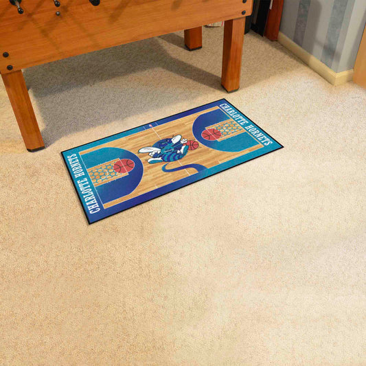 NBA Retro Charlotte Hornets Court Runner Rug - 24in. x 44in.