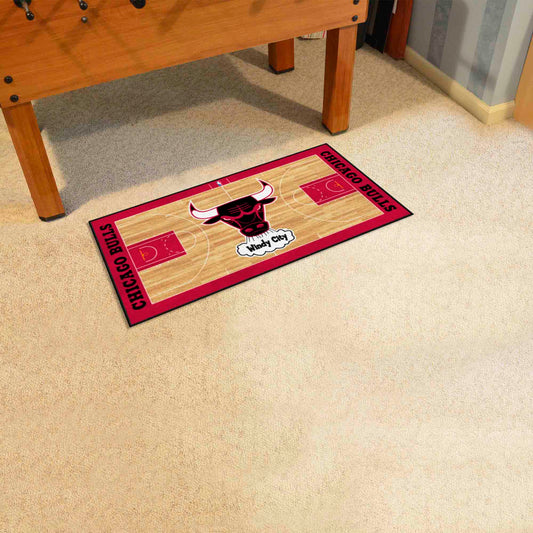 NBA Retro Chicago Bulls Court Runner Rug - 24in. x 44in. - Chicago Bulls