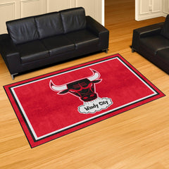 NBA Retro Chicago Bulls 5ft. x 8 ft. Plush Area Rug - Chicago Bulls